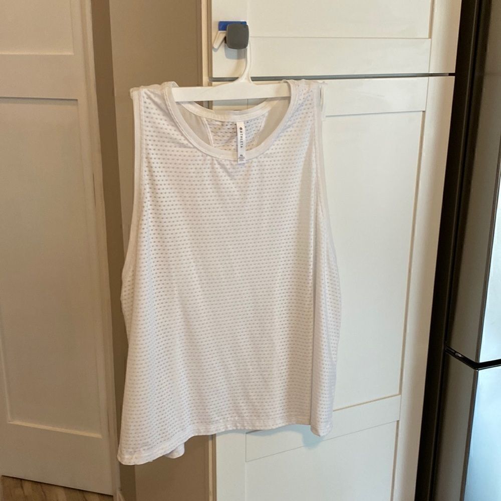 Athleta Sheer/Mesh like Tank